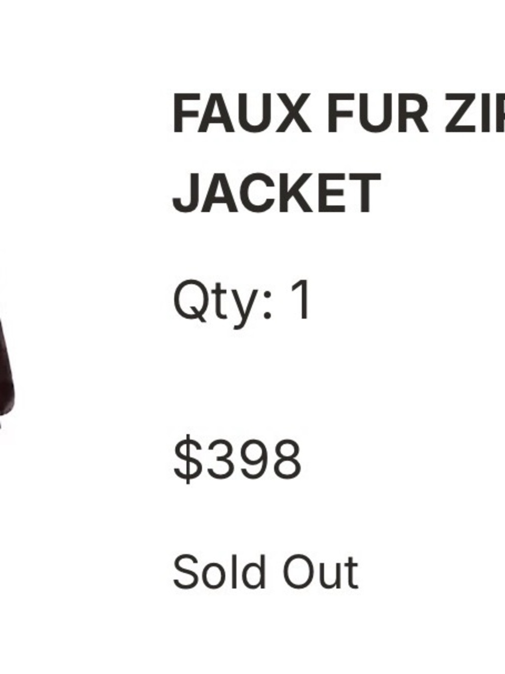SKIMS Faux Fur Teddy Jacket - Black